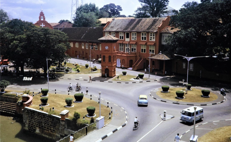 Stadthuys circa 1970 (source: Melaka Nostalgia)