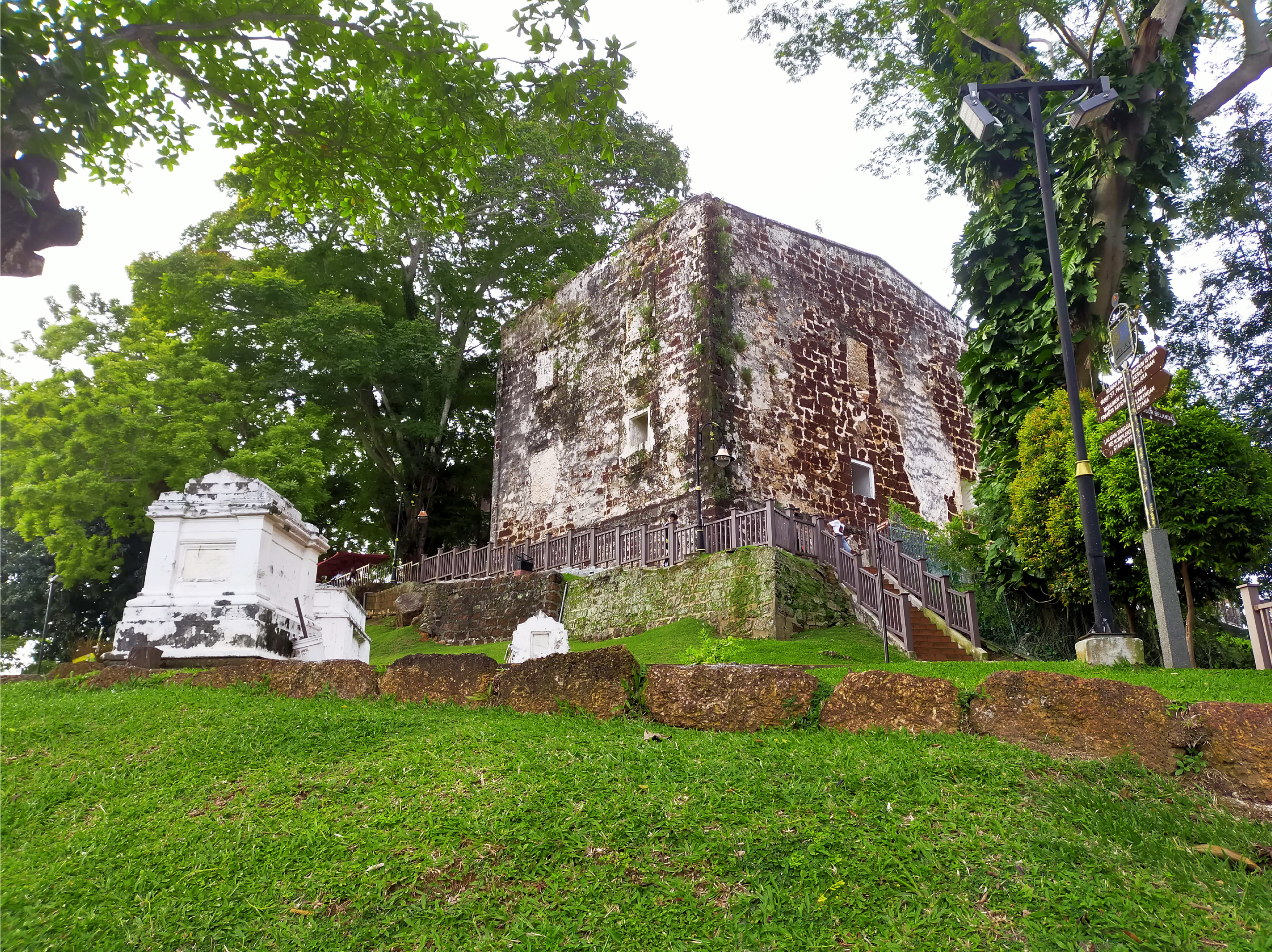 The ruins of St. Paul's Church